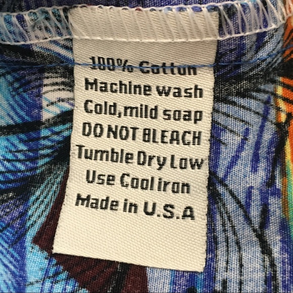 Hawaiian Floral Shirt Aloha Mo’i Palm Tree L - Picture 10 of 11